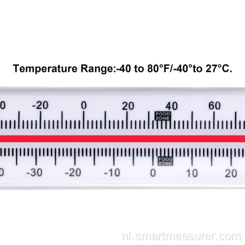 Koude vriezer koelkastthermometer met NSF